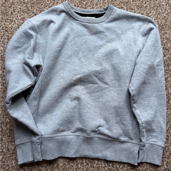 EUC Authentic Champion Grey Sweatshirt Mens Size Medium - Picture 1 of 4